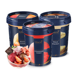 冰淇淋桶装7口味 比利时原装进口500ml *5件