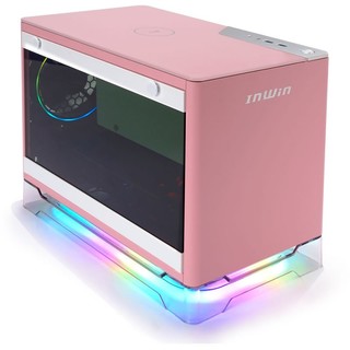 IN WIN 迎广 A1 Plus ARGB ITX机箱 半侧透 含电源 650W 粉色