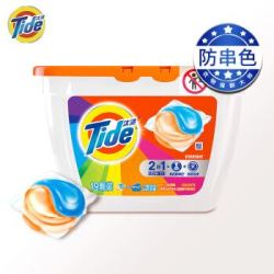Tide 汰渍 护色防串色洗衣凝珠 19颗/盒 +凑单品