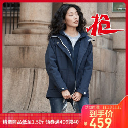诺诗兰冲锋衣户外秋冬19款男女式防风防水保暖套抓绒内胆三穿冲锋衣GS085X11/GS082X02