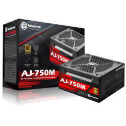 Apexgaming 艾湃电竞 AJ-750M 额定750W 电源(80PLUS金牌/全模组/十年质保)