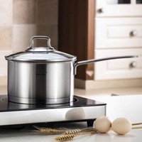 Momscook 慕厨 MT1609D 不锈钢奶锅 16cm *3件