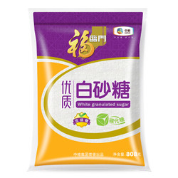 福临门 优级白砂糖 白糖 碳化糖 调味糖 808g 西点烘焙 中粮出品 *2件