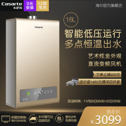 Casarte/卡萨帝 JSQ31-16CA1(12T)恒温燃气热水器海尔家用天然气