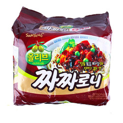 三养炸酱面5袋/包 干拌面 泡面 方便面 方便速食进口食品 韩国进口