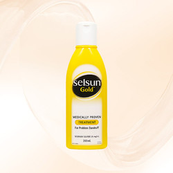 Selsun 去屑止痒洗发水 加强版 200ml 黄色 *4件