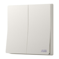 ABB 轩致系列白色 开关插座面板  *5件