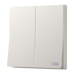 ABB 轩致系列白色 开关插座面板 *5件