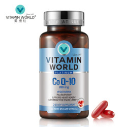Vitamin World 美维仕 辅酶Q10植物胶囊 200mg 60粒 *4件