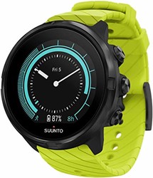 SUUNTO 颂拓 9 中性Multisport GPS手表，25小时电池寿命，防水深度100米，手腕心率监测器，彩色显示屏，矿物玻璃，SS050142000