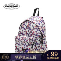 EASTPAK 新品撞色休闲背包欧美风时尚双肩包多功能旅行背包潮 粉红色EK62079O *2件