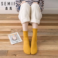 Semir 森马 s003 女士堆堆袜5双装