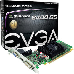 EVGA GEFORCE 8400 GS PCIE 游戏显卡