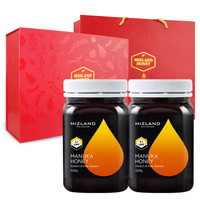 蜜滋兰（mizland） 新西兰进口蜂蜜 麦卢卡UMF5*2瓶 尊享蜂蜜礼盒装1000g *2件
