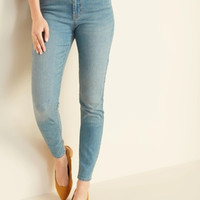 OLD NAVY 602513 弹力中腰紧身小脚牛仔裤