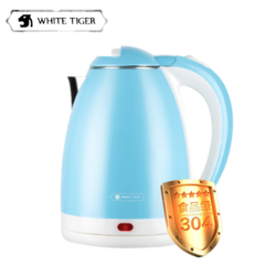 威泰戈电水壶WT-B151 2L大容量双层防烫 食品级304不锈钢 防干烧电热水瓶 电热水壶
