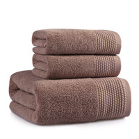 IPUVAN 爱普万 毛巾巾浴巾三件套（96g+390g） *2件 +凑单品