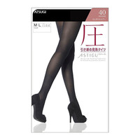【3件八折】ATSUGI 厚木 压系列 黑色压力美腿连裤袜 多规格可选  FP7440 M-L 黑色