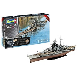 Revell 威望 05160 Tirpitz 提尔皮茨号战列舰 铂金版 1:350