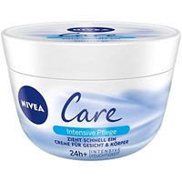 中亚Prime会员：NIVEA 妮维雅 NIVEA Care 深润保湿乳霜 200ml*4罐装 *2件