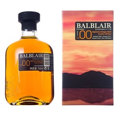 Balblair 巴布莱尔 2000年单一麦芽威士忌 700mL 46%Vol.