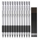 M&G 晨光 HAGP0908 0.28mm黑色中性笔 12支笔+6支芯 *5件