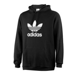 阿迪达斯(adidas)三叶草2018秋季男士常规款连帽运动卫衣套头衫 DT7964
