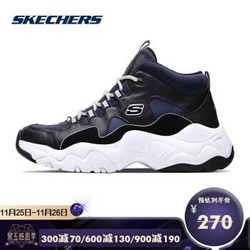 Skechers/斯凯奇男鞋D'lites3绑带运动鞋 休闲鞋 999876 999876/BKBL 42