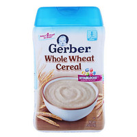 Gerber 嘉宝 婴幼儿米粉 进口版 227g 二段 全麦味 *5件