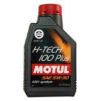 MOTUL 摩特 H-TECH 100 PLUS 全合成机油 5W-30 SN级 1L *4件