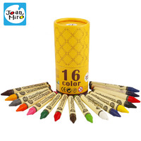 Joan Miro 美乐 16色儿童蜡笔无毒安全可水洗 儿童蜡笔幼儿园画笔套装宝宝蜡笔画画彩笔3-6岁儿童画笔 *5件