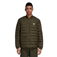 adidas Originals 男士运动棉服 DJ3193 军绿色 M