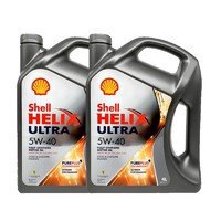 Shell 壳牌 HELIX ULTRA系列 超凡灰喜力 5W-40 SN PLUS级 全合成机油 4L*2 欧版