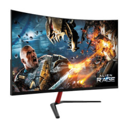 安美特32英寸液晶曲屏幕HDMI 黑色75HZ