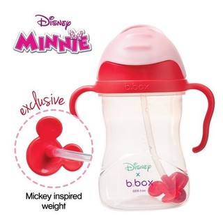 B.BOX 限量迪士尼系列 米妮款 婴幼儿重力球吸管杯 240ml