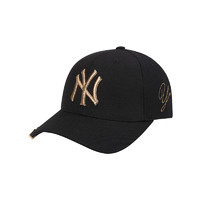 MLB 纽约洋基刺绣NY金属标弯棒球帽 *3件
