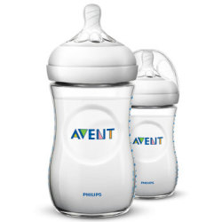 AVENT 新安怡 宽口径自然PP奶瓶 260ml 2个装 *2件