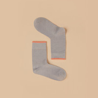 蕉下 bananaunder 保暖中筒袜子女秋冬打底棉中筒袜 浅摩尔灰