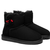 Everugg HELLO KITTY联名款 821012/851004 皮毛一体雪地靴