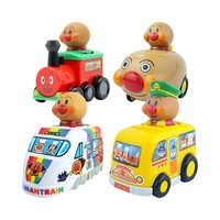 日本ANPANMAN面包超人男孩玩具按压滑行公交火车玩具车