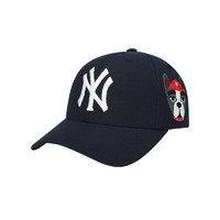 MLB 纽约洋基 狗狗刺绣徽章可调节彩带 海军蓝均码 *3件