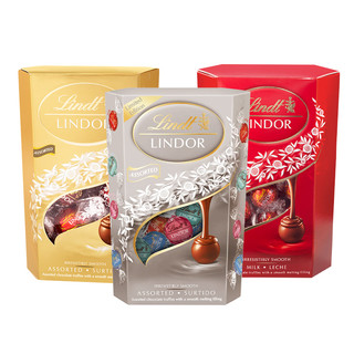 Lindt 瑞士莲 软心巧克力 金色精选 软心 337g