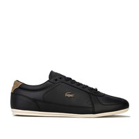 LACOSTE 拉科斯特 系带平底男士休闲鞋运动鞋 738CMA00142H5 Black-White UK 8 