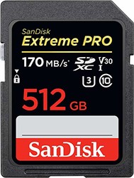 闪迪 SD存储卡 极速读取170mb/S SanDisk Extreme Pro Class 10 U3 512GB