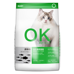 OKPET 成猫猫粮 1.8kg *3件