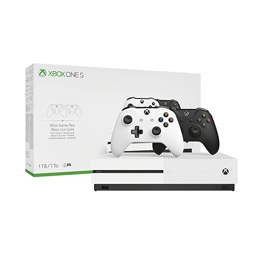 黑五购*带双手柄的超大号机顶盒之Xbox One S德亚版极速开箱篇