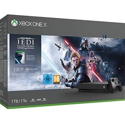 Microsoft Xbox One X 1TB 游戏机《星球大战绝地：陨落的武士团》同捆版