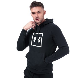 UNDER ARMOUR 安德玛 Rival Fleece Logo Hoody 男士卫衣 黑色 S