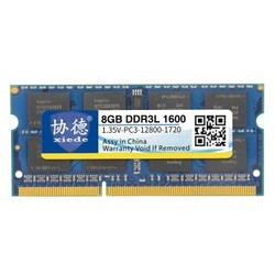 xiede 协德 DDR3L 1600 8G 笔记本内存条 1.35V低电压版