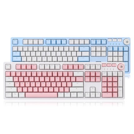 新品发售ajazz黑爵ak515机械键盘黑爵轴pbt背光